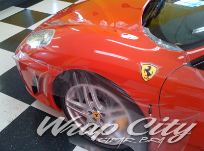 Ferrari F430 Clear Bra Paint Protection Wrap 1